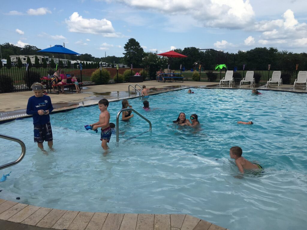 Talladega pool fun