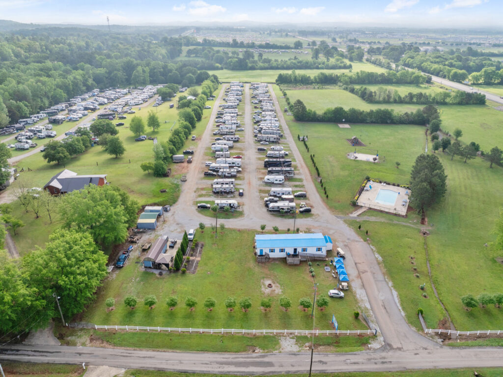 Talladega side view